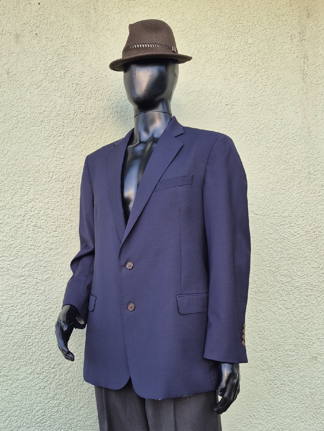 Brooks Brothers Explorer (Jordan) Men's Fitzgerald Fit Classic Navy Blazer